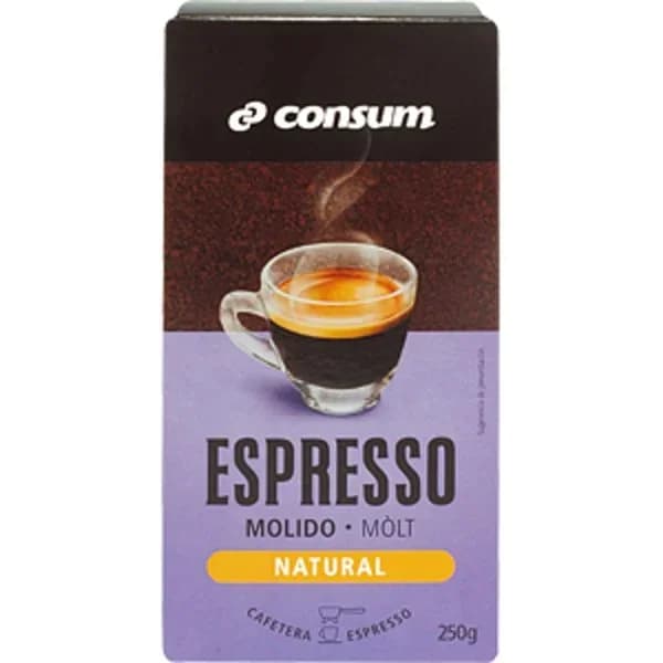Café Espresso Natural Molido - 0.25 kg - Imagen del producto en Findit