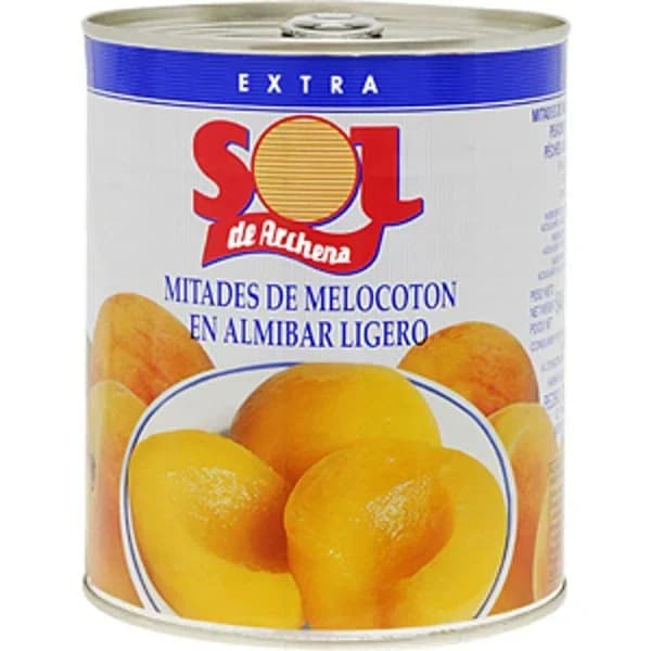 Melocotón Almibar Ligero Lata - 0.48 kg - Imagen del producto en Findit