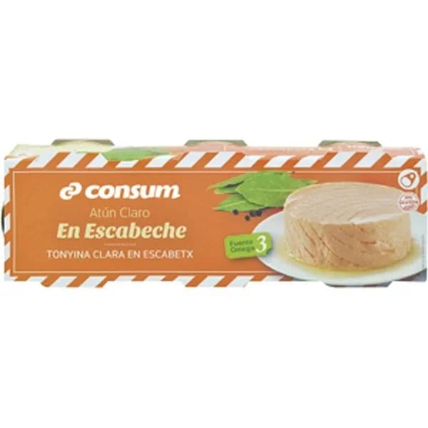 Atún Claro en Escabeche Pack de 3 - 0.2 kg - Imagen del producto en Findit