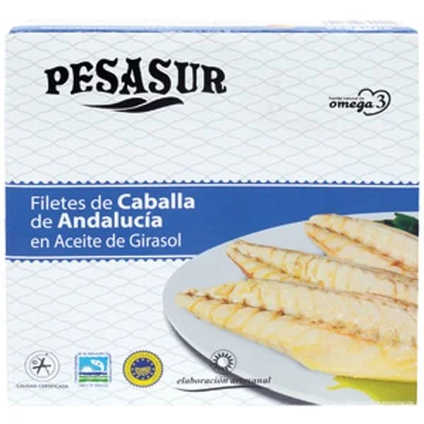 Filete de Caballa del Sur Aceite de Girasol - 1 ud - Imagen del producto en Findit