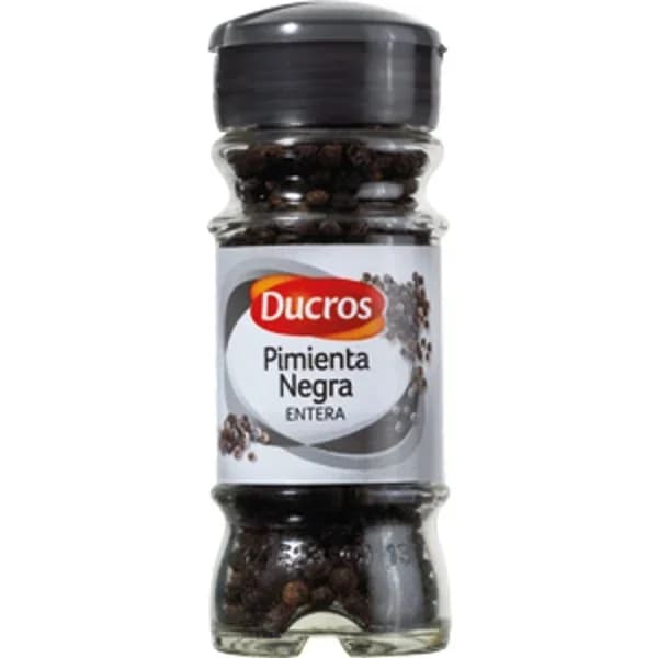 Pimienta negra entera DUCROS, frasco 48 g - 0.05 kg - Imagen del producto en Findit