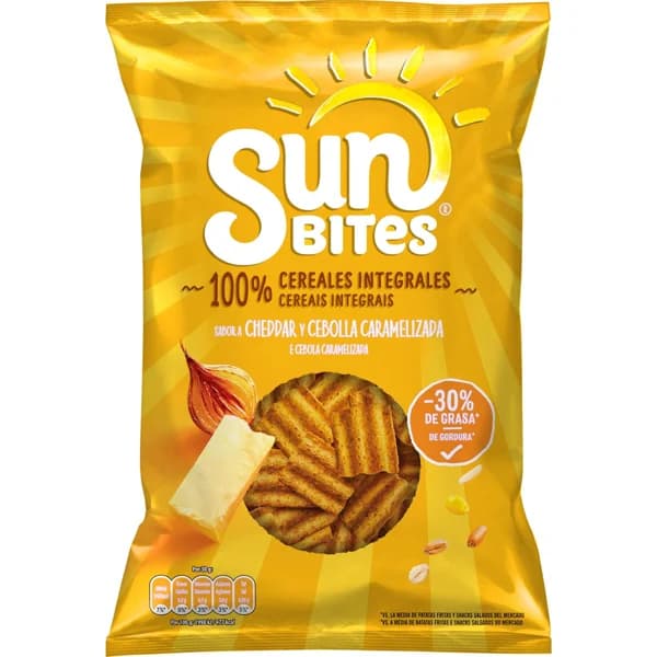 Snack Sunbites Cheddar 95G - 0.09 kg - Imagen del producto en Findit