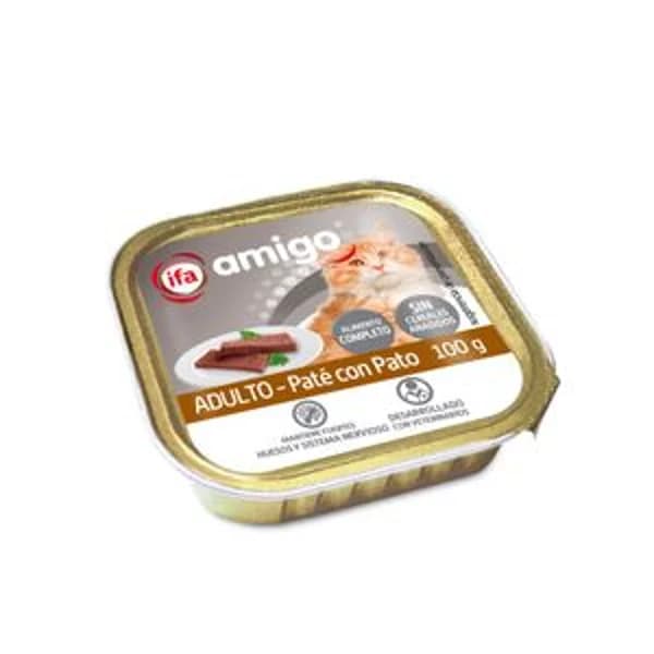 Comida para gatos con pato 100 g - 0.1 kg - Imagen del producto en Findit