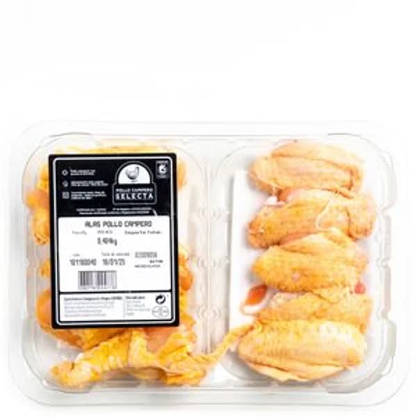 Alas de pollo campero selecta (pieza 540 g aprox) - 1 kg - Imagen del producto en Findit