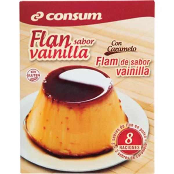 Flan Vainilla con Caramelo - 0.19 kg - Imagen del producto en Findit