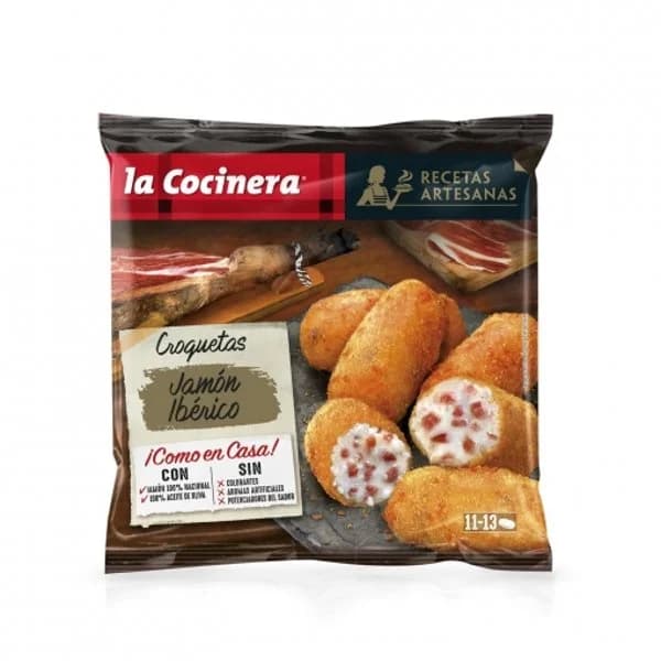 Croqueta de Jamón Ibérico Congelada 400G - 0.4 ud - Imagen del producto en Findit
