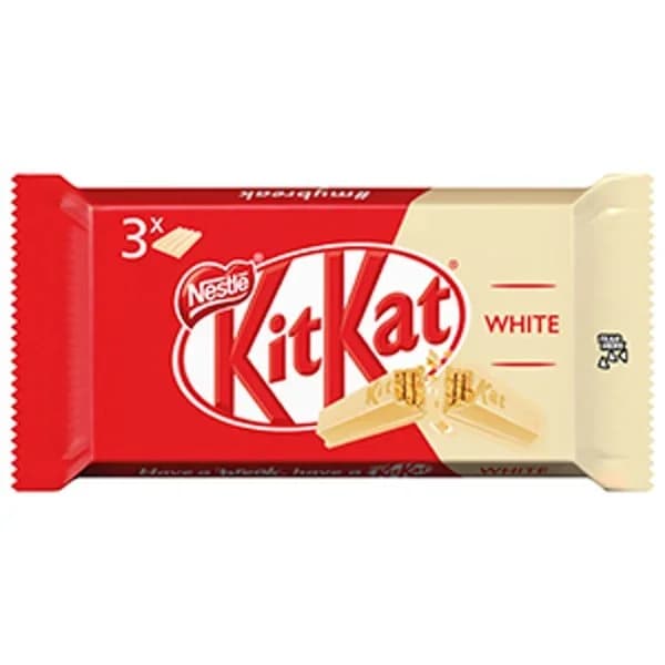 Snack Chocolate Blanco 3 x 41,5G - 0.12 kg - Imagen del producto en Findit