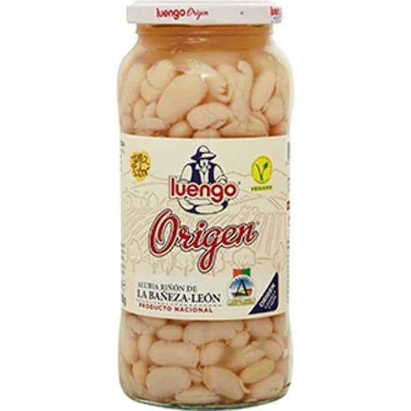 Alubia de la bañeza cocida Luengo frasco 400 g - 0.4 kg - Imagen del producto en Findit