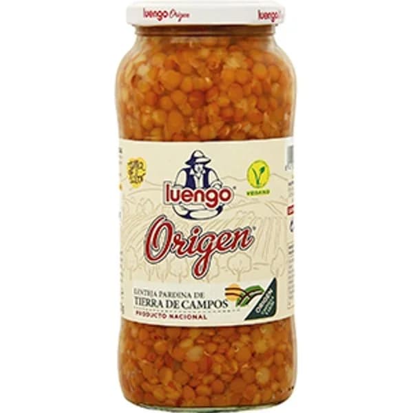 Lenteja pardina cocida Luengo frasco 400 g - 0.57 kg - Imagen del producto en Findit