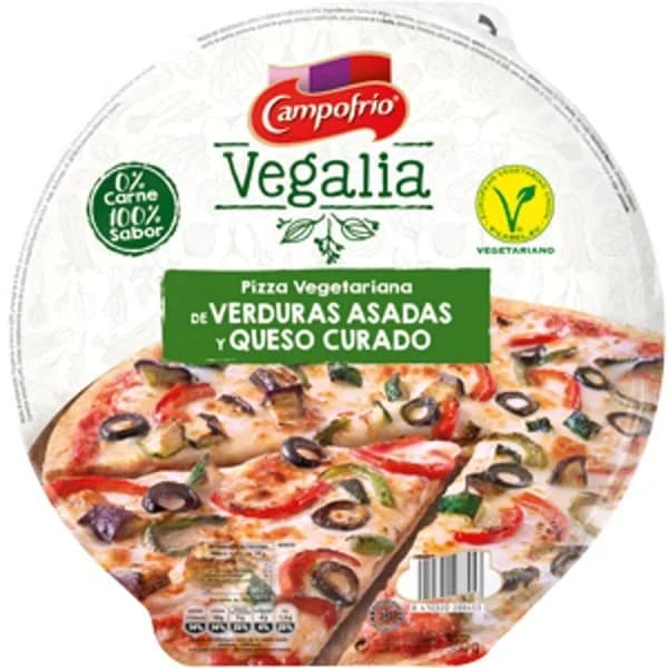 Pizza Vegalia Verdura Queso Curado - 0.36 kg - Imagen del producto en Findit