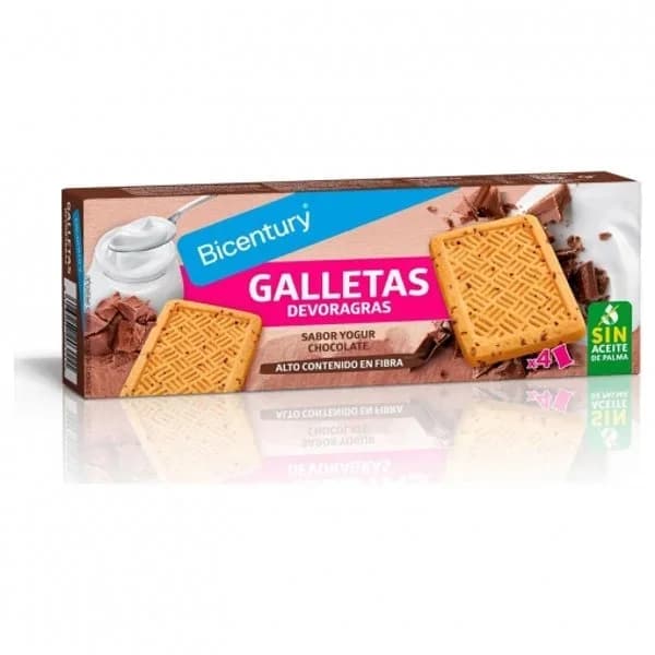 Galletas de yogur y chocolate Bicentury 160 g. - 0.16 kg - Imagen del producto en Findit