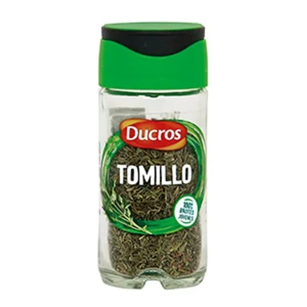 Tomillo entero para sazonar DUCROS, frasco 11 g - 0.01 kg - Imagen del producto en Findit