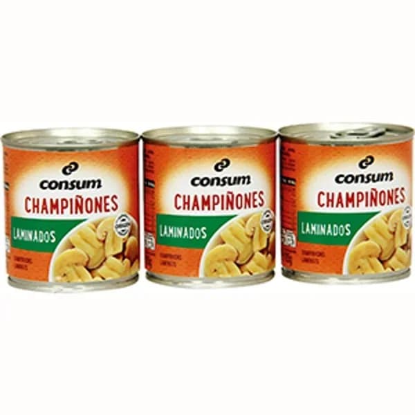 Champiñones Laminados Pack de 3 - 0.32 kg - Imagen del producto en Findit