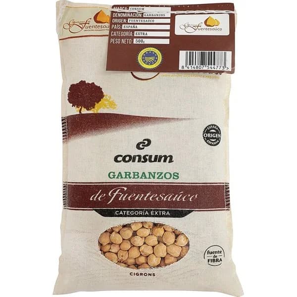 Garbanzos IGP de Fuentesaúco - 0.5 kg - Imagen del producto en Findit