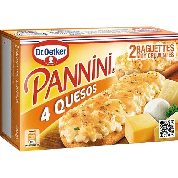 Pannini 4 Quesos Congelado 240G - 0.25 kg - Imagen del producto en Findit