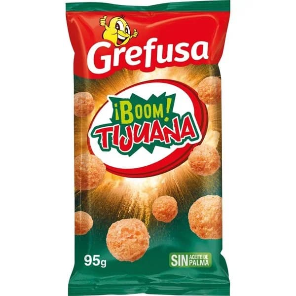 Aperitivo de maíz sabor tijuana Boom Grefusa 95 g. - 0.09 kg - Imagen del producto en Findit