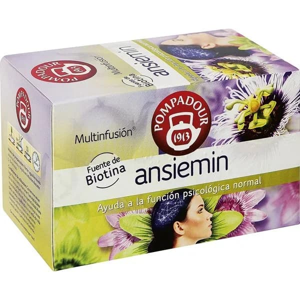 Infusión ansiemin POMPADOUR, caja 20 uds. - 0.05 kg - Imagen del producto en Findit