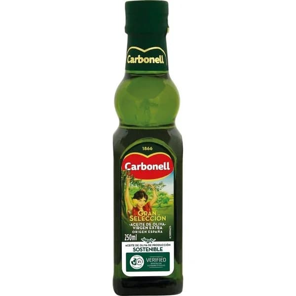 Aceite de oliva virgen extra CARBONELL, botellín 25 cl - 0.25 l - Imagen del producto en Findit