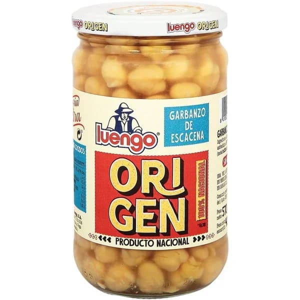 Garbanzo de escacena cocido Luengo frasco 400 g - 0.4 kg - Imagen del producto en Findit