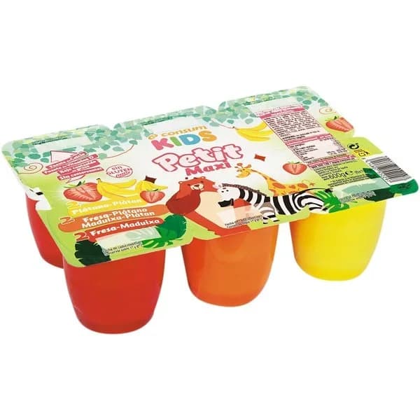 Maxi Petit Fresa, Plátano y Fresa-Plátano - 0.6 kg - Imagen del producto en Findit