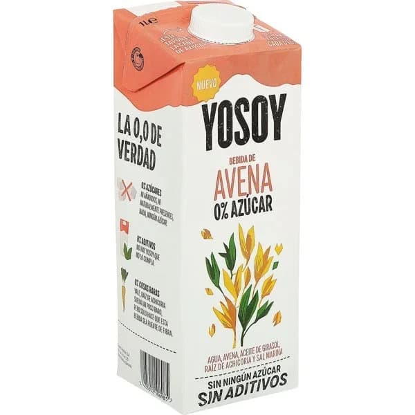 Bebida de Avena 0% Azucar - 1 l - Imagen del producto en Findit