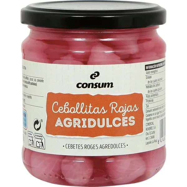 Cebollitas Rojas Agridulces - 0.2 kg - Imagen del producto en Findit