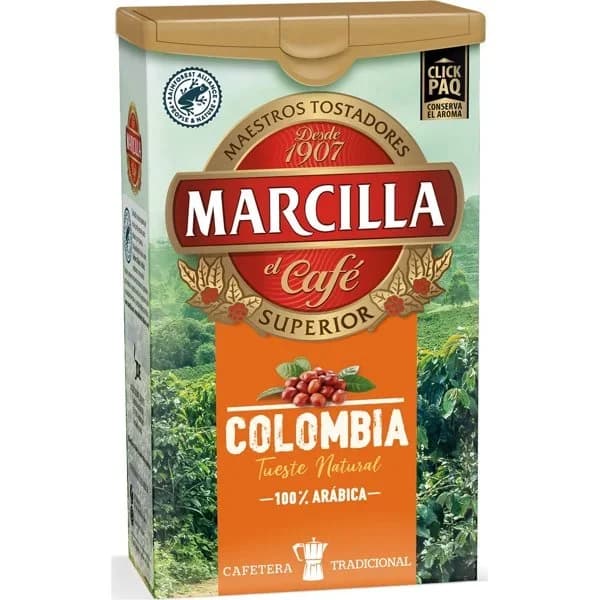 Café molido Colombia Marcilla 200 g. - 0.2 kg - Imagen del producto en Findit
