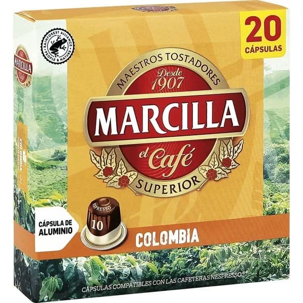 Café Colombia Cápsulas - 20 ud - Imagen del producto en Findit