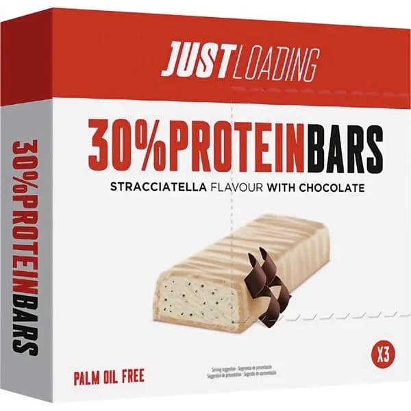 30% Protein Bar Stracciatella 3 uds - 0.09 kg - Imagen del producto en Findit