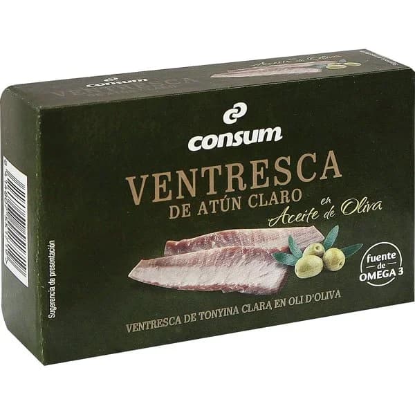 Ventresca de Atún Claro en Aceite de Oliva - 0.07 kg - Imagen del producto en Findit
