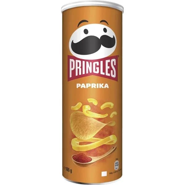 Patatas fritas paprika Pringles bote 165 g - 0.12 kg - Imagen del producto en Findit