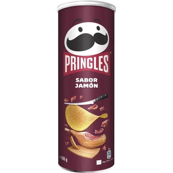 Patatas fritas sabor jamón Pringles bote 165 g - 0.17 kg - Imagen del producto en Findit