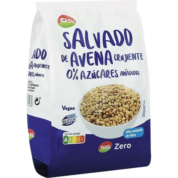 Salvado Avena Crujiente Sin Azúcares Añadidos - 0.3 kg - Imagen del producto en Findit