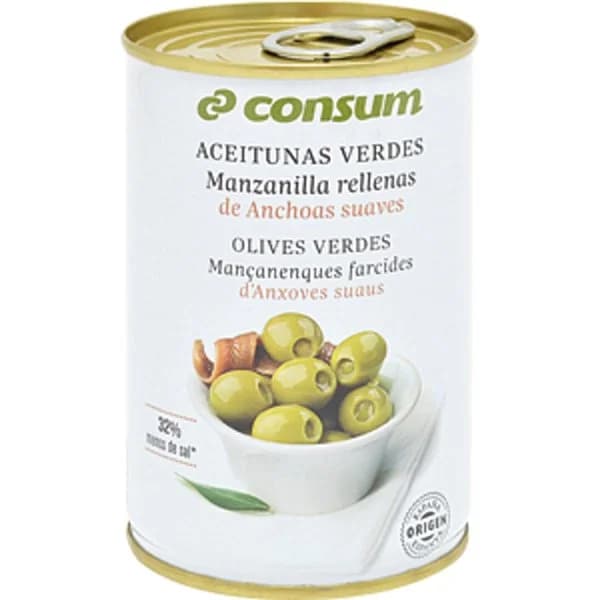 Aceitunas Rellenas de Anchoas - 0.15 ud - Imagen del producto en Findit