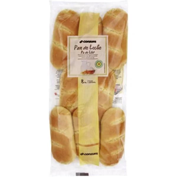 Pan de Leche 8 Unidades - 0.32 kg - Imagen del producto en Findit