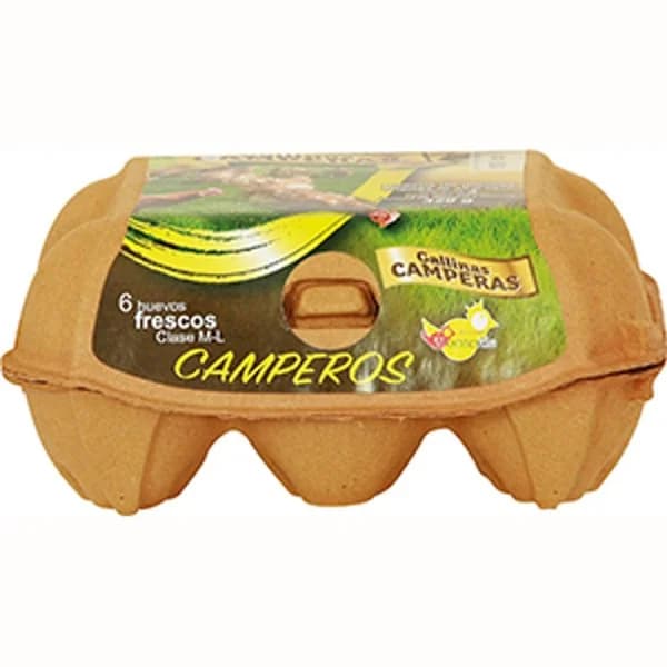 Huevos Camperos 1/2 Docena - 0.5 ud - Imagen del producto en Findit