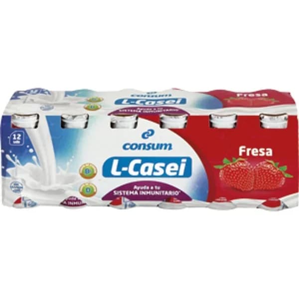 L Casei Fresa Pack de 12 Unidades - 1.2 kg - Imagen del producto en Findit