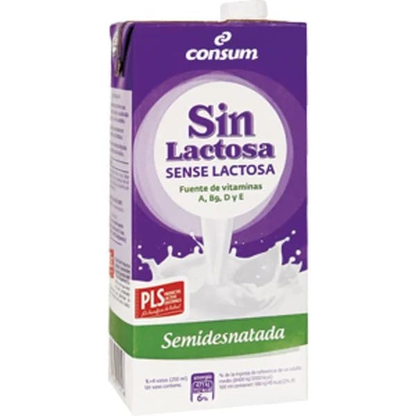 Leche Sin Lactosa Semidesnatada - 1 ud - Imagen del producto en Findit