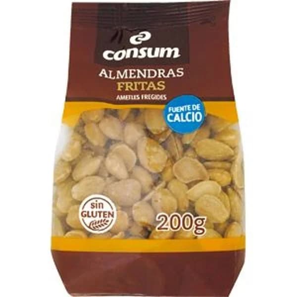 Almendras Repeladas Fritas Bolsa - 0.2 ud - Imagen del producto en Findit