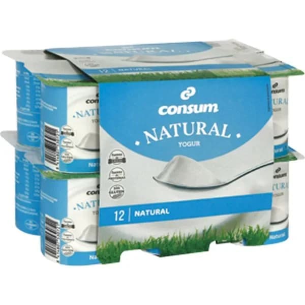 Yogur Natural Pack de 12 Unidades - 1.5 kg - Imagen del producto en Findit