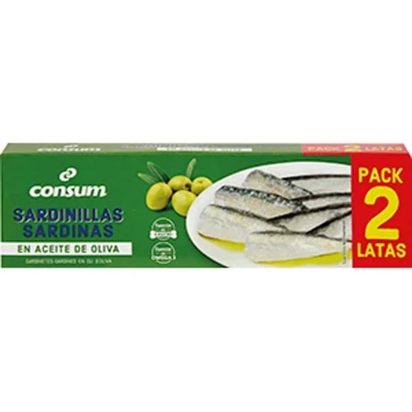 Sardinillas en Aceite de Oliva Pack 2 - 0.13 kg - Imagen del producto en Findit