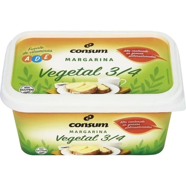 Margarina Vegetal Tarrina - 0.5 kg - Imagen del producto en Findit