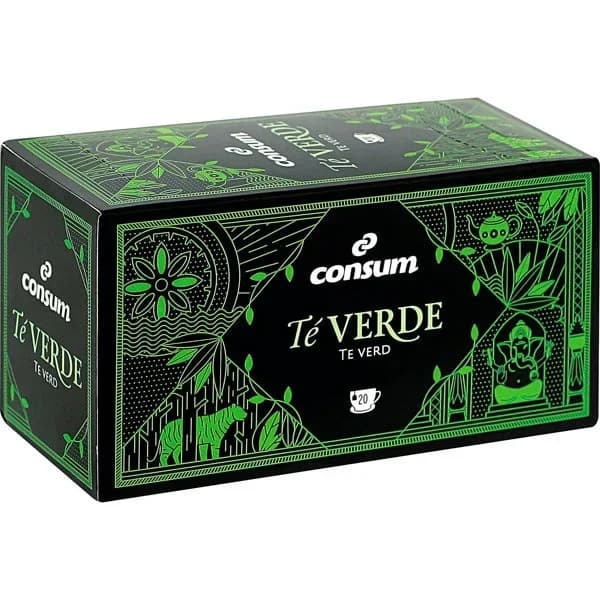 Té Verde 20 Bolsitas - 18.75 ud - Imagen del producto en Findit