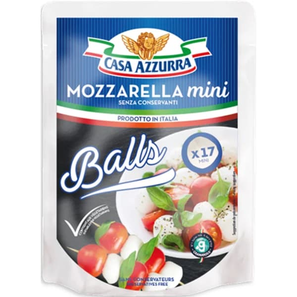 Queso Mozzarella Mini - 0.15 kg - Imagen del producto en Findit