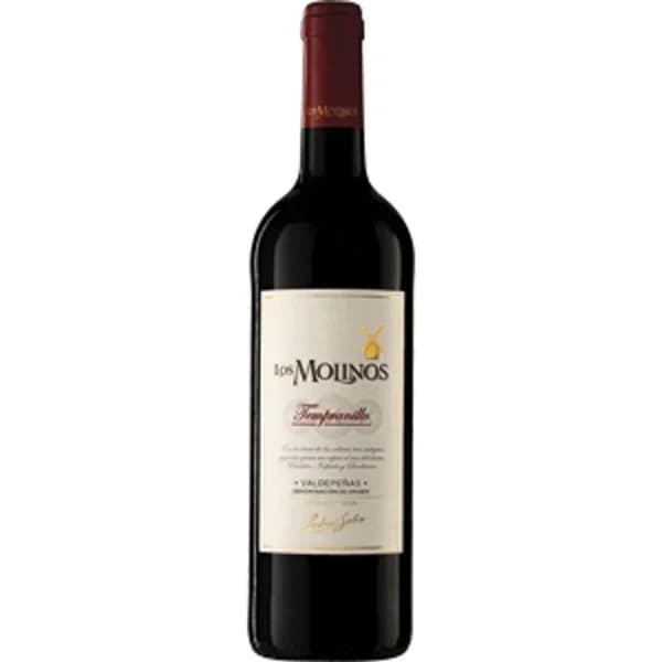Vino Tinto Joven Valdepeñas MOLINOS, botella 75 cl - 0.75 l - Imagen del producto en Findit
