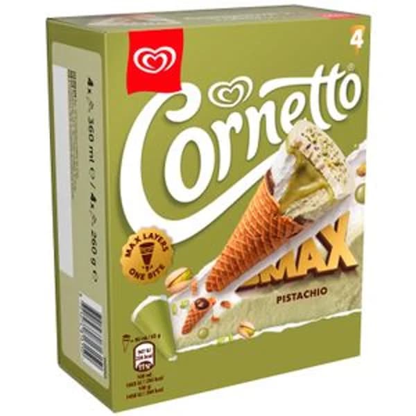 Cono Pistacho 4 Unidades - 0.26 kg - Imagen del producto en Findit
