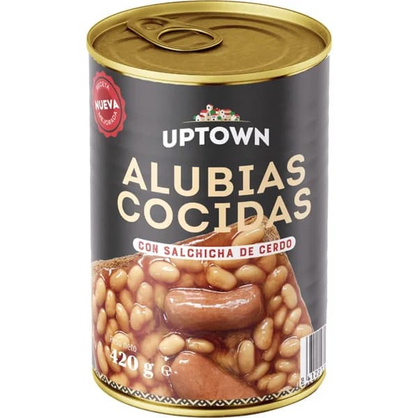 Alubias Cocidas Con Salchicas - 0.41 kg - Imagen del producto en Findit