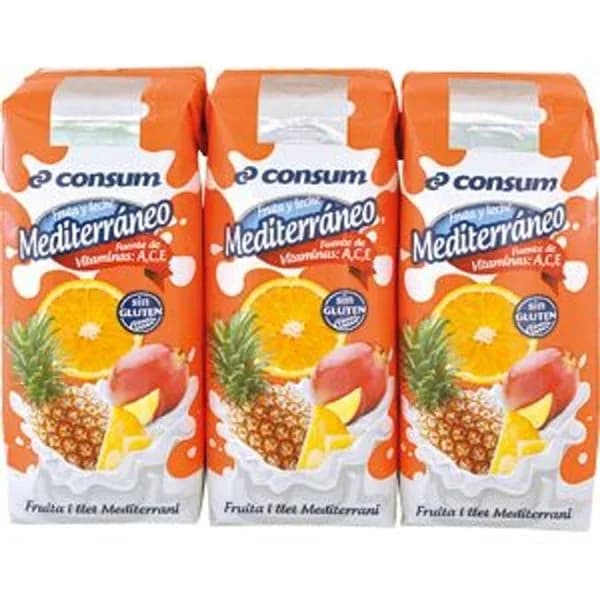 Zumo con Leche Mediterráneo - 1 ud - Imagen del producto en Findit