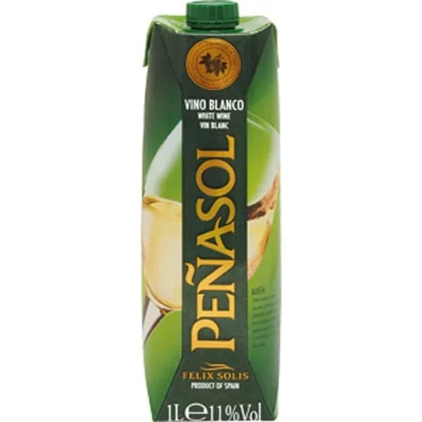 Vino Blanco de mesa PEÑASOL, brik 1 litro - 1 l - Imagen del producto en Findit