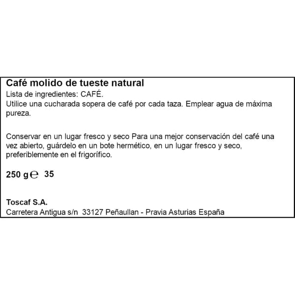 Café Molido Colombia 250G - 0.25 kg - Imagen del producto en Findit